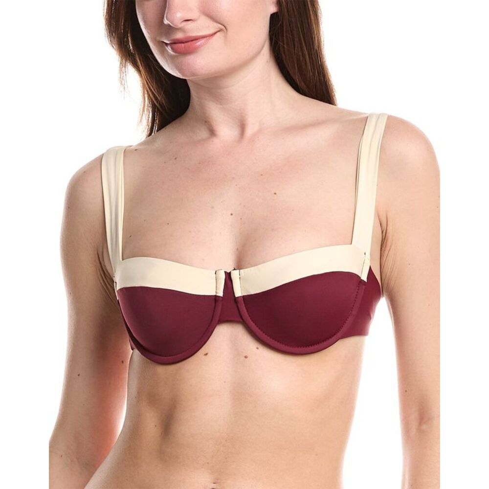 Vyb Womens  Luca Underwire Swim Top, Red